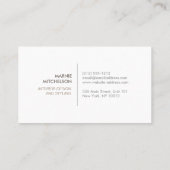 LUXE  GLAMOUR VISITEKAARTJE (Achterkant)