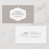 LUXE  GLAMOUR VISITEKAARTJE (Voorkant / Achterkant)