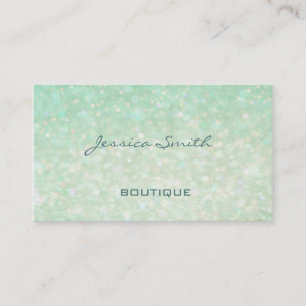 Luxe glamourese moderne elegante bokeh visitekaartje