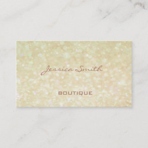 Luxe glamourese moderne elegante bokeh visitekaartje