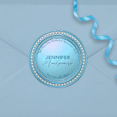 Luxe Glamoureuze Diamond Blue Retour Adres Label