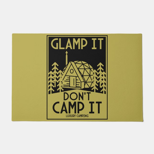 Luxe glamping deurmat (Voorkant)