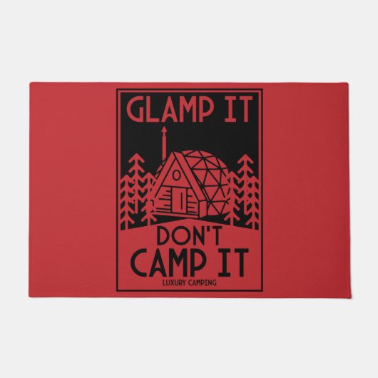 Luxe glamping deurmat (Voorkant)