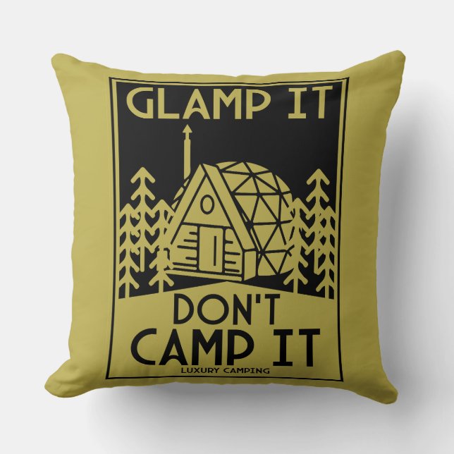 Luxe glamping kussen (Voorkant)