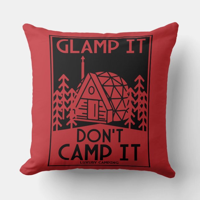 Luxe glamping kussen (Voorkant)