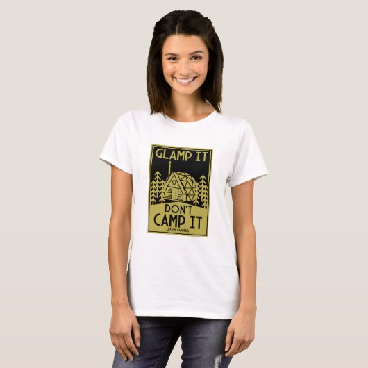 Luxe glamping t-shirt (Voorkant volledig)