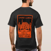 Luxe glamping t-shirt (Achterkant)