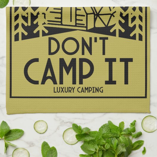 Luxe glamping theedoek (Gevouwen)