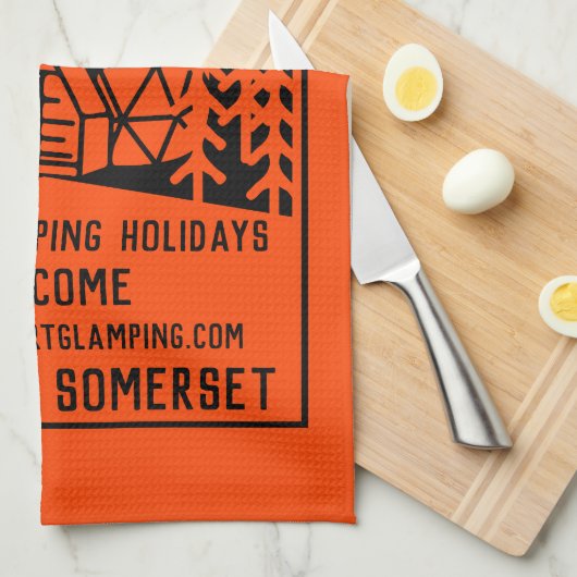 Luxe glamping theedoek (Quarter Fold)