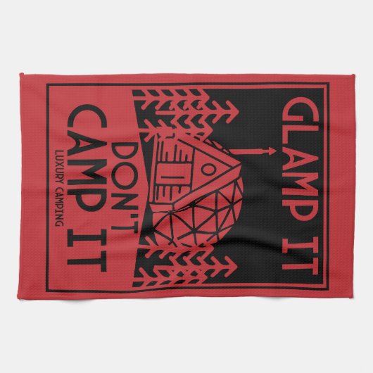 Luxe glamping theedoek (Horizontaal)