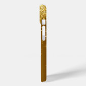 Luxe Glans Goud Glitter Drup Cadeau voor haar Case-Mate iPhone Case (Achterkant / Links)