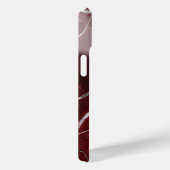 Luxe glanzende rode marmer Case-Mate iPhone case (Achterkant / Rechts)