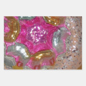 Luxe Glas Kerst Ornamenten Juwelen Rijk Inpakpapier Vel (Voorkant 3)