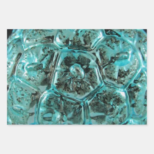 Luxe Glas Kerst Ornamenten Juwelen Rijk Inpakpapier Vel (Voorkant 2)