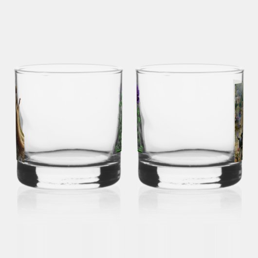 Luxe Glas Set - Gepersonaliseerd Monogram A (Rechts)