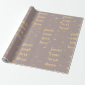 Luxe glinster abstract cadeaupapier (Uitgerold)