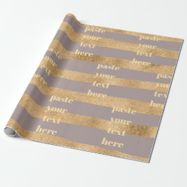 Luxe glinsterende strepen cadeaupapier