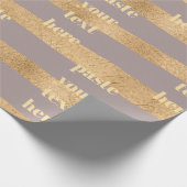 Luxe glinsterende strepen cadeaupapier (Hoek)