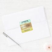 Luxe Glitter Beach Mint en Gold Product Labels (Envelop)