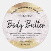 Luxe Glitter Body Butter Labels (Voorkant)