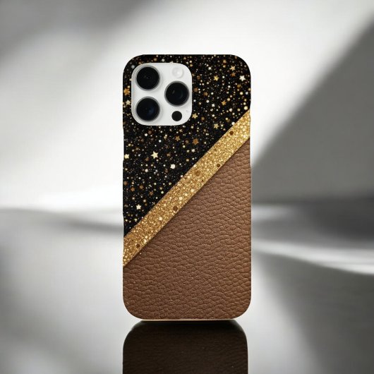 Luxe Glitter Guard (Glitter-Leather) Case-Mate iPhone Case