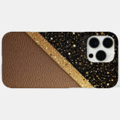 Luxe Glitter Guard (Glitter-Leather) Case-Mate iPhone Case (Achterkant (horizontaal))
