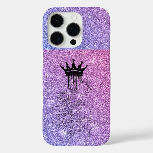 Luxe Glitter iPhone Case (Achterkant)