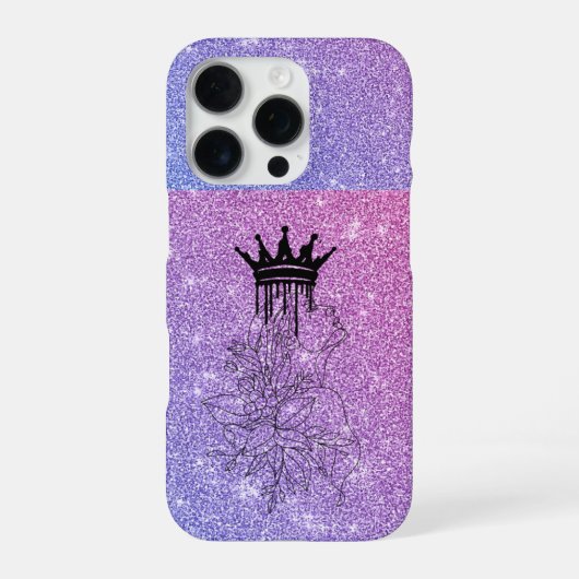 Luxe Glitter iPhone Case Hoesje (Achterkant)