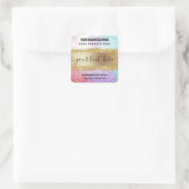 Luxe Glitter Pink Blue Paars Product Labels (Tas)