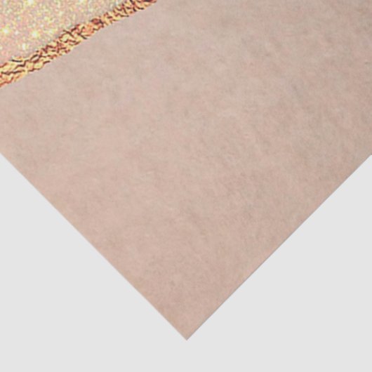 Luxe Glitter Roos Gold Tissuepapier (Detail)