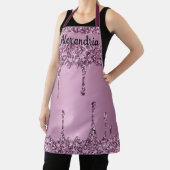 Luxe Glitter Sparkle Drip Look Women's Full Schort (Insitu)