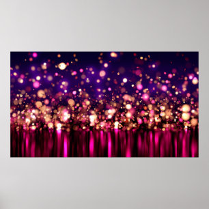 Luxe glitterachtergrond met gloed. poster