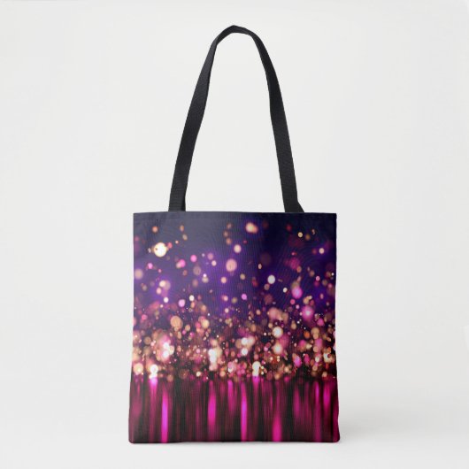 Luxe glitterachtergrond met gloed. tote bag (Voorkant)