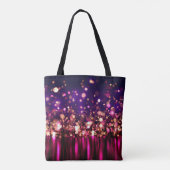 Luxe glitterachtergrond met gloed. tote bag (Achterkant)