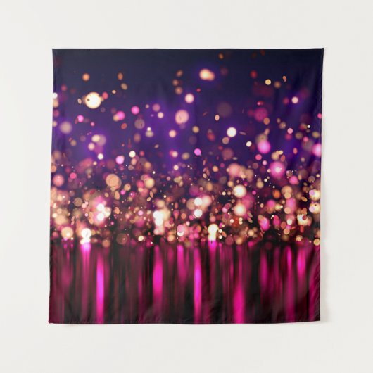 Luxe glitterachtergrond met gloed. wandkleed (Voorkant)