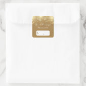 Luxe Gold Bokeh Glamour Boutique Prijs Labels (Tas)