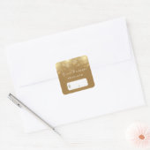 Luxe Gold Bokeh Glamour Boutique Prijs Labels (Envelop)