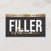 Luxe Gold Botox Filler Instruction Natercare Bu Visitekaartje (Voorkant)