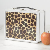 Luxe Gold Brown Giraffe Animal Print Patroon (In situ)