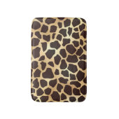 Luxe Gold Brown Giraffe Animal Print Patroon Badmat (Voorkant Verticaal)