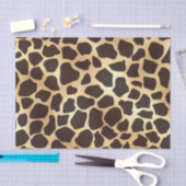 Luxe Gold Brown Giraffe Animal Print Patroon Tissuepapier (Craft)