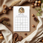 Luxe Gold Camp Bruid Bachelorette Bingo Spel<br><div class="desc">Maak uw vrijgezellenfeest- of vrijgezellenweekend onvergetelijk met dit fraaie bruidsbingospel. Met een gezellige lantaarn, s'mores en diamanten ring grafische combinatie met een luxe getufte gouden lederen achtergrond versierd met diamanten, dit spel combineert rustieke charme met verfijnde stijl. Perfect voor het vermaken van gasten en het creëren van blijvende herinneringen, dit...</div>
