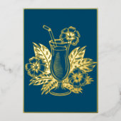 Luxe Gold Cocktail Party Menu (Voorkant)