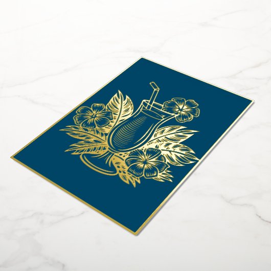 Luxe Gold Cocktail Party Menu (Gedraaid)