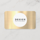 Luxe Gold Designer Visitekaartje (Voorkant)