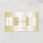 Luxe Gold Effect Professioneel en Stijlvol Visitekaartje (Voorkant)