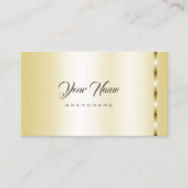 Luxe Gold Effect Sjabloon Professional Marketing Visitekaartje (Voorkant)