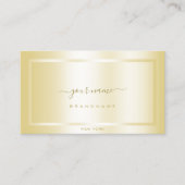 Luxe Gold-effecten met Lijst Professional Visitekaartje (Voorkant)
