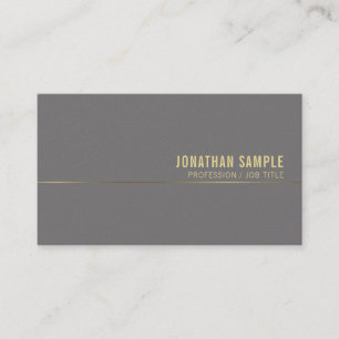 Luxe Gold Elegant design minimalistisch modern Visitekaartje