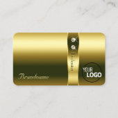 Luxe Gold en Bright Shimmering Jewels toevoegen Lo Visitekaartje (Voorkant)